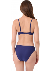 Lacivert Kaplı Dolgulu Bikini