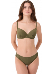 Haki Kaplı Dolgulu Bikini