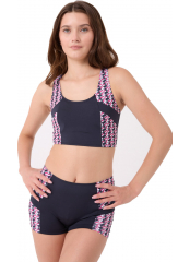 Füme Garnili Badili Yüzücü Bikini